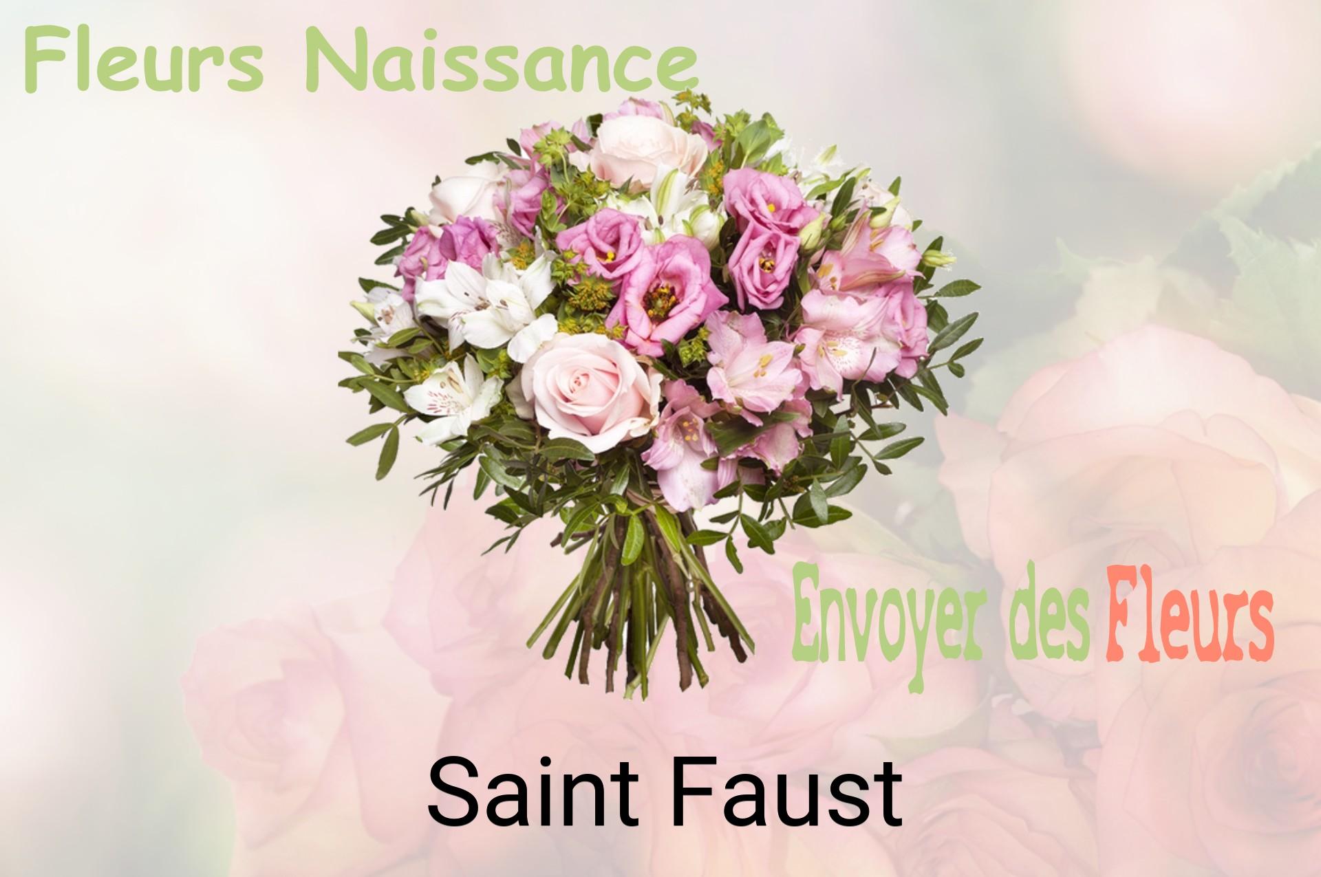 Bouquet de fleurs de naissance livré à Saint-Faust